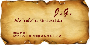 Jónás Grizelda névjegykártya